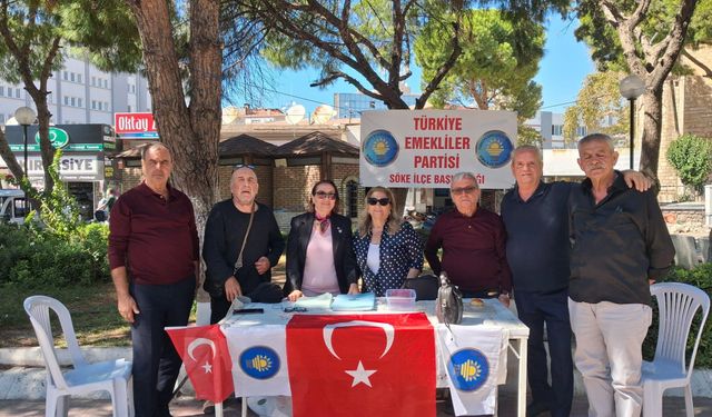 Türkiye Emekliler Partisi Söke’de üye seferberliği