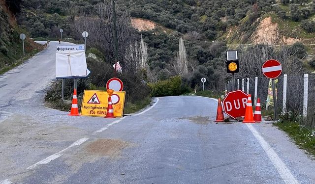 Aydın'da bu yolu kullanacaklar dikkat: Trafiğe kapatıldı