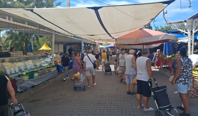 Yaz dönemindeki pazar hareketliliği Didim'de azaldı
