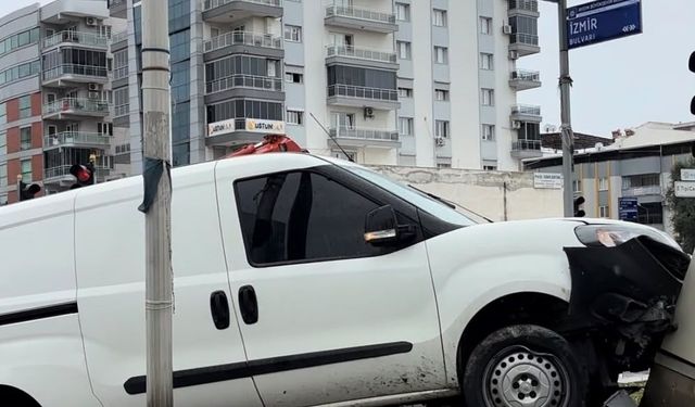 Aydın'da yağmur kaza getirdi