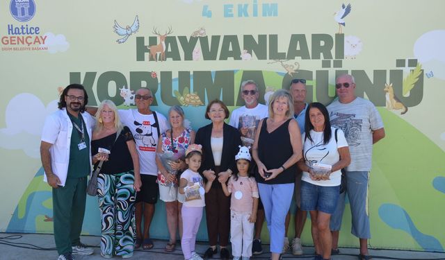 Didim Hayvan barınağı minikleri ağırladı