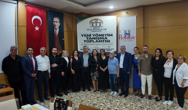 Didim Malatyalılar Derneği’nde yeni yönetim biraraya geldi