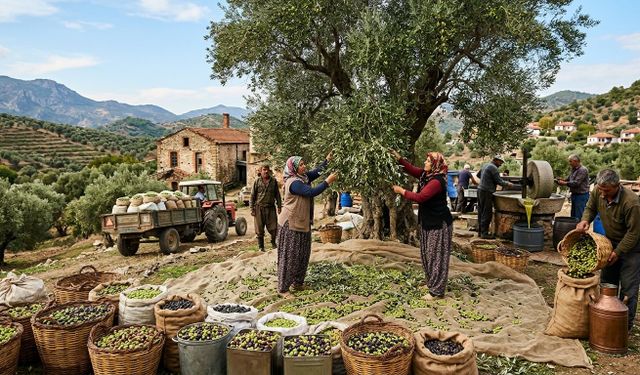Aydın’da zeytin ve zeytinyağı zirvesi! Yeni sezonun rekoltesi masaya yatırıldı