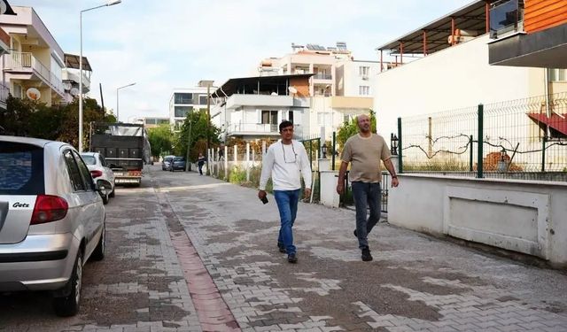 Germencik’te sokaklar yenileniyor