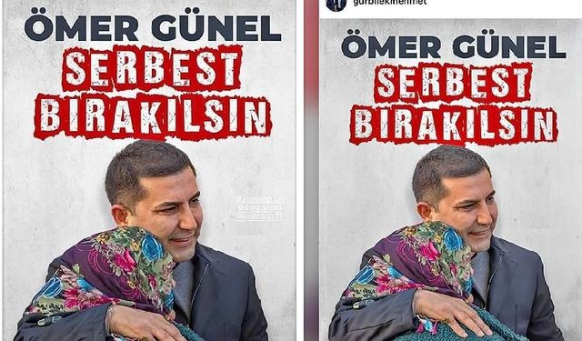 'Ömer Günel serbest bırakılsın' dayanışması büyüyor
