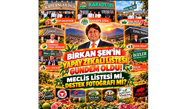 Birkan Şen’in yapay zekalı listesi tepkiye neden oldu!