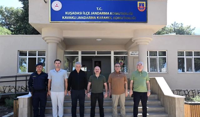 Vali Varol'dan Kavaklı Jandarma Komutanlığı'na ziyaret