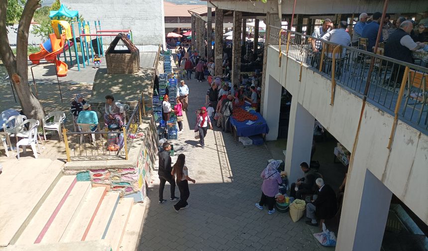 Karacasu'da 'kısır' pazar