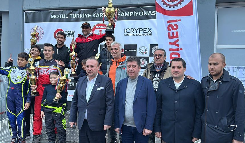 Karting Şampiyonası'nın 6. ayak yarışları tamamlandı