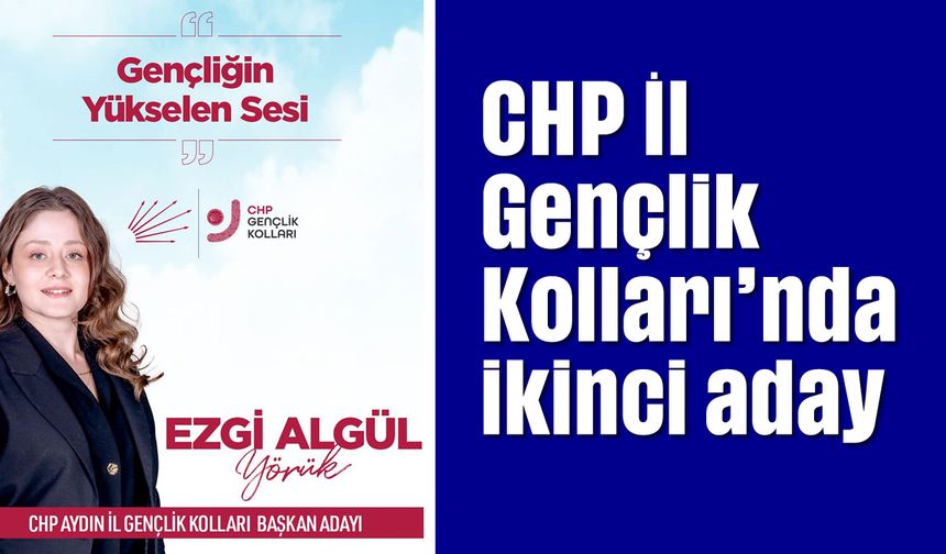 CHP İl Gençlik Kolları’nda ikinci aday