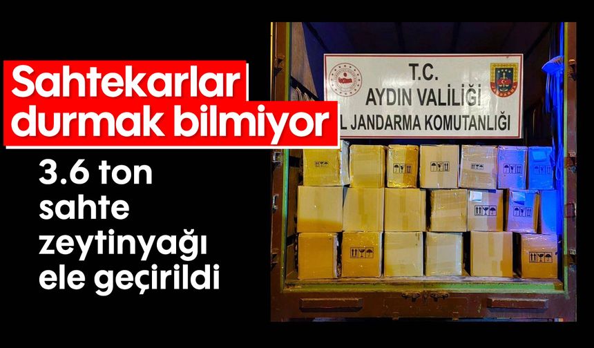 Sahtekarlar durmak bilmiyor! 3.6 ton sahte zeytinyağı ele geçti