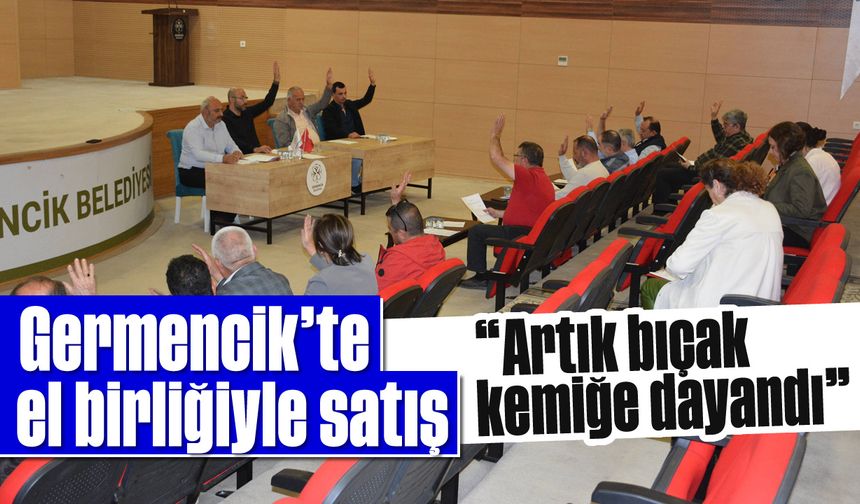 Germencik'te el birliğiyle satış! 'Artık bıçak kemiğe dayandı'