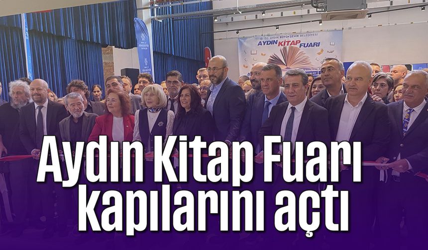 Aydın Kitap Fuarı kapılarını açtı