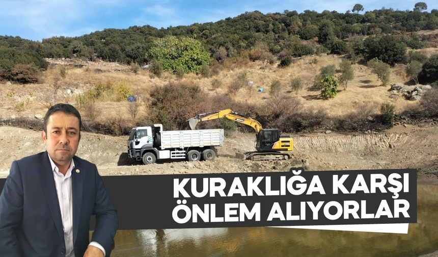 Kuraklığa karşı önlem alıyorlar