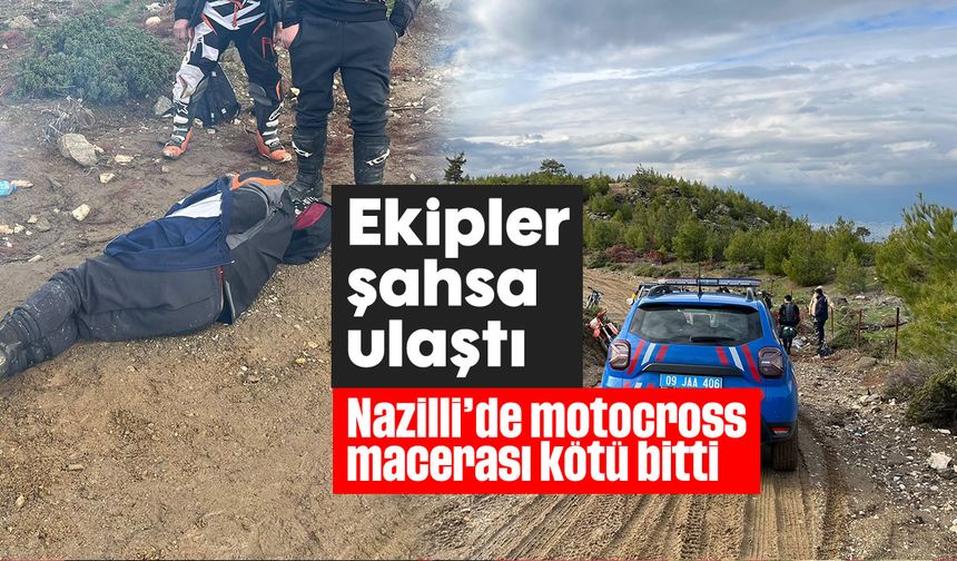 Nazilli’de motocross macerası kötü bitti; 1 ağır yaralı