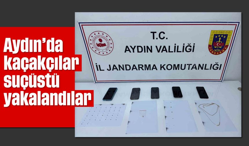 Aydın'da kaçakçılar suçüstü yakalandılar