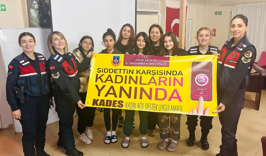 Nazilli’de öğrencilere bir ders de jandarmadan