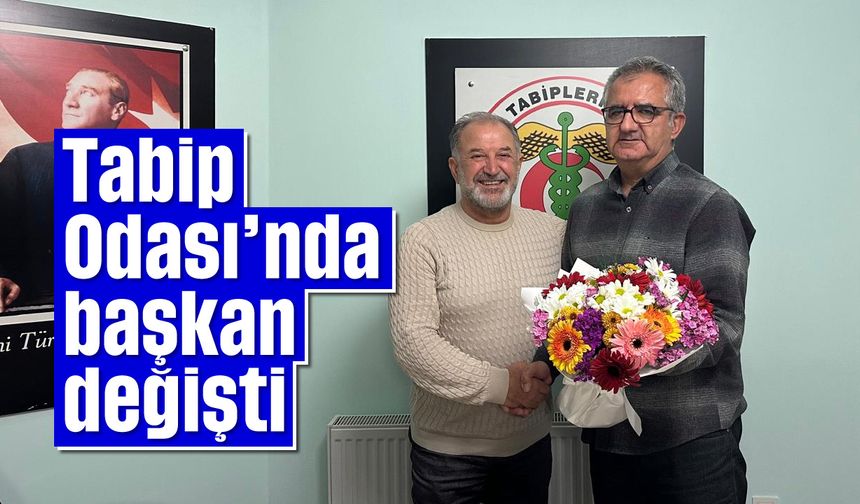 Tabip Odası’nda başkan değişti