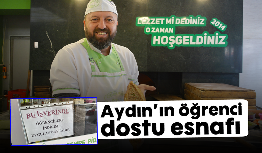 Aydın'ın öğrenci dostu esnafı