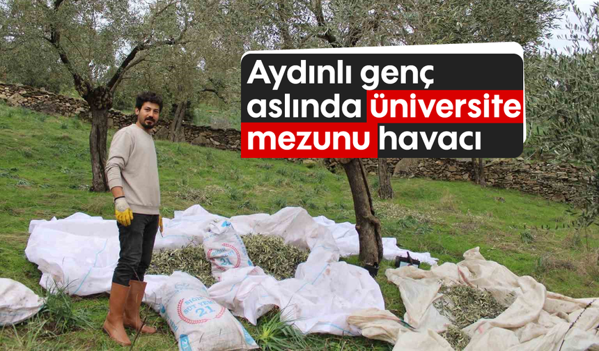 Aydınlı genç aslında üniversite mezunu havacı