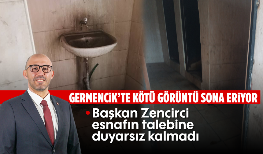 Germencik'te kötü görüntü sona eriyor: Başkan Zencirci, esnafın talebine duyarsız kalmadı