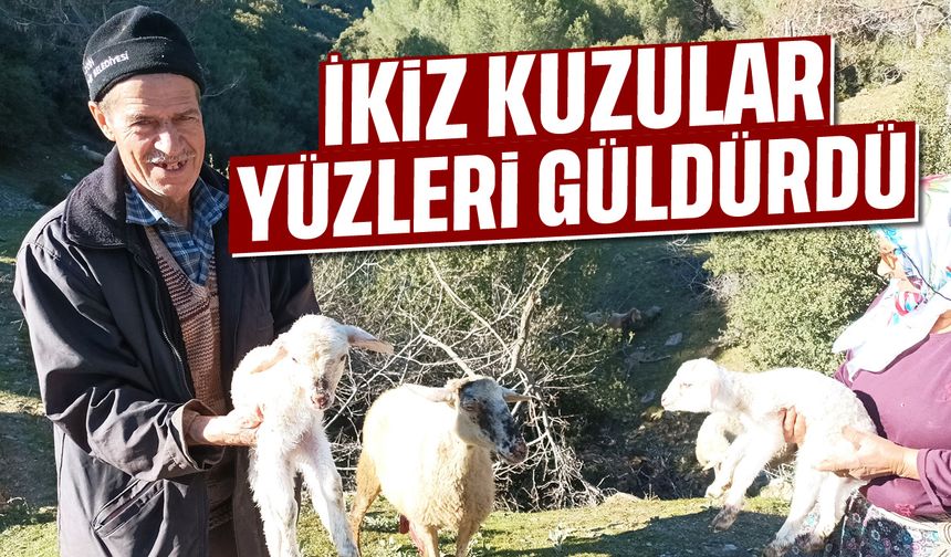 Ana kuzusu ikizlerin yürek ısıtan görüntüsü