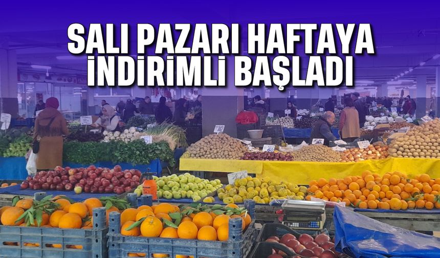 Salı Pazarı haftaya 'indirimli' başladı