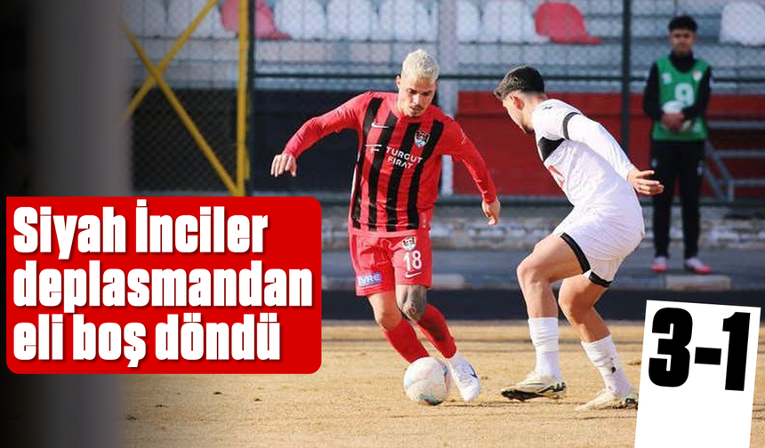 Siyah İnciler deplasmandan eli boş döndü