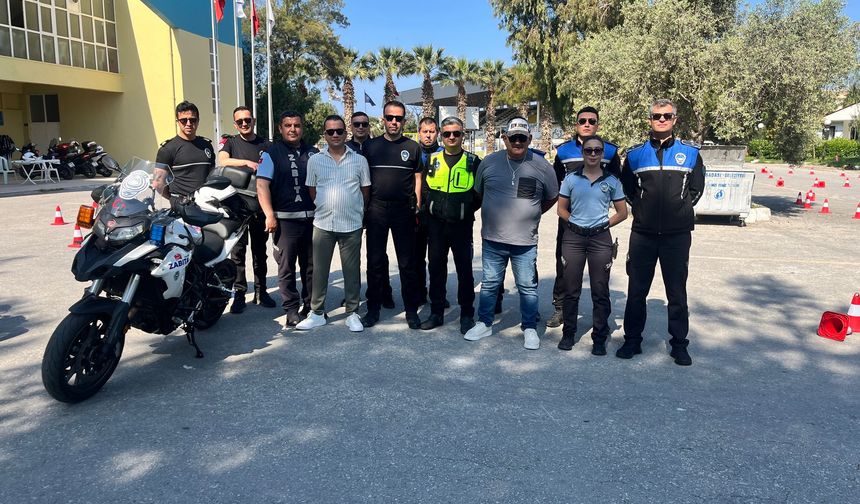 Belediye Zabıtası'na güvenli sürüş eğitimi verildi