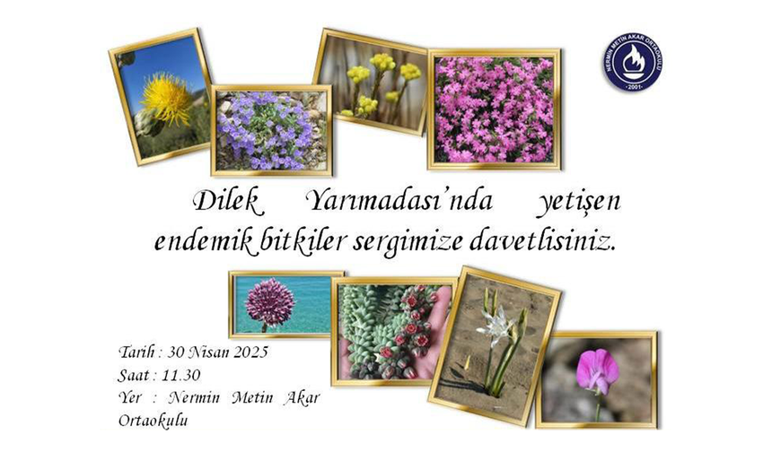 ''Endemik Bitkiler'' Kuşadalı öğrencilerin projesiyle görücüye çıkıyor