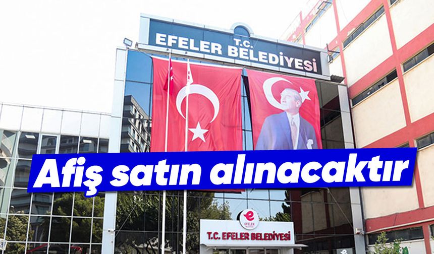 Afiş satın alınacaktır