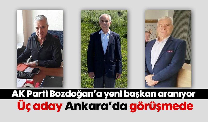 AK Parti Bozdoğan’a yeni başkan aranıyor