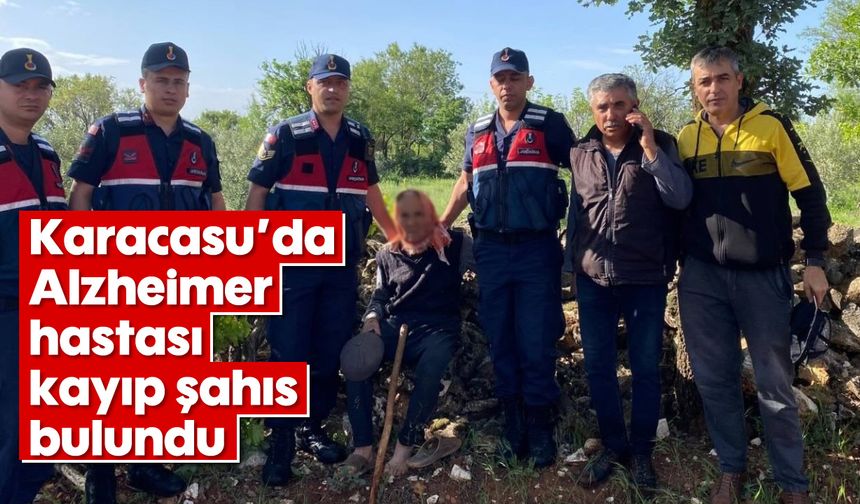 Karacasu'da Alzheimer hastası kayıp şahıs bulundu