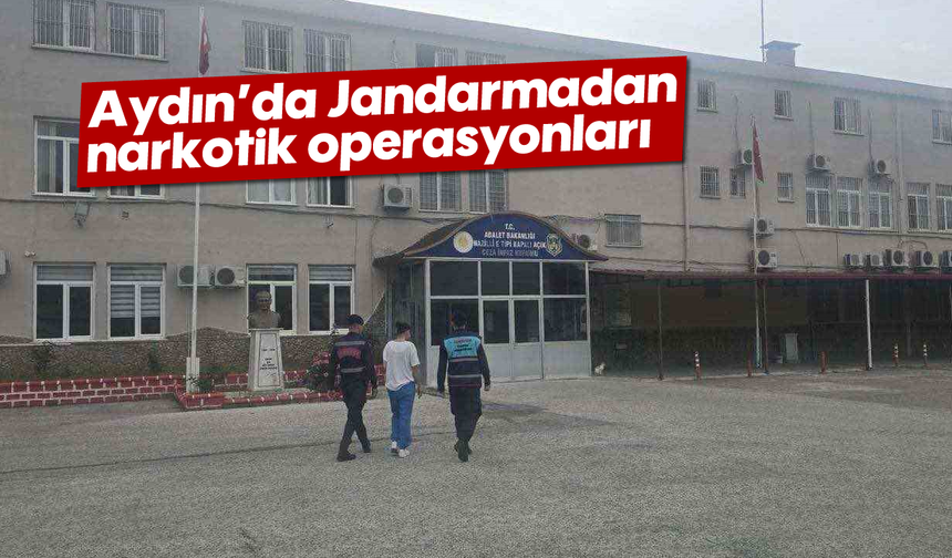 Aydın'da Jandarmadan narkotik operasyonları