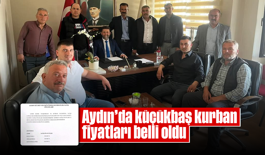 Aydın'da küçükbaş kurban fiyatları belli oldu