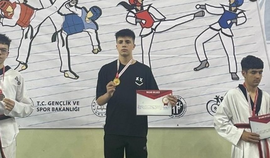 Aydınlı sporcudan Türkiye derecesi