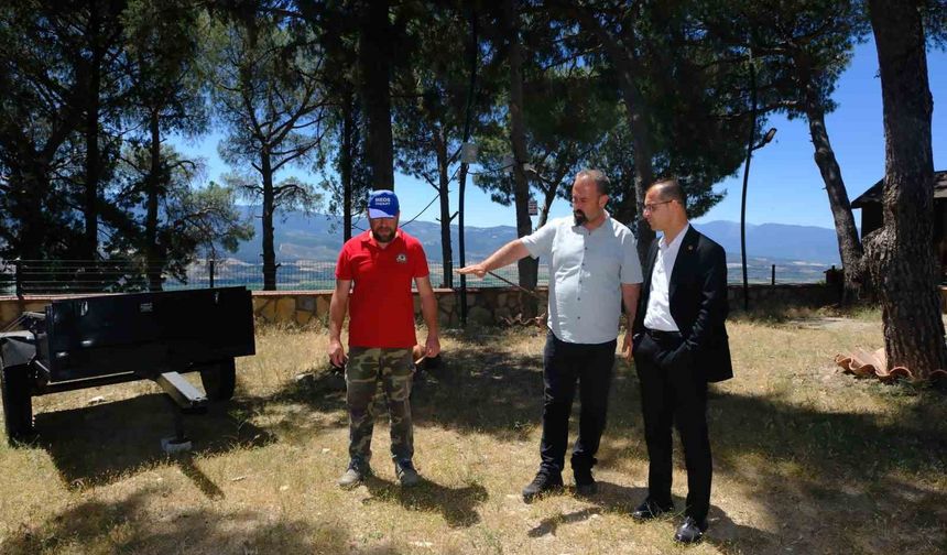 Başkan Doğanca, Granbaşı Mesire Alanı’ndaki çalışmaları yerinde inceledi