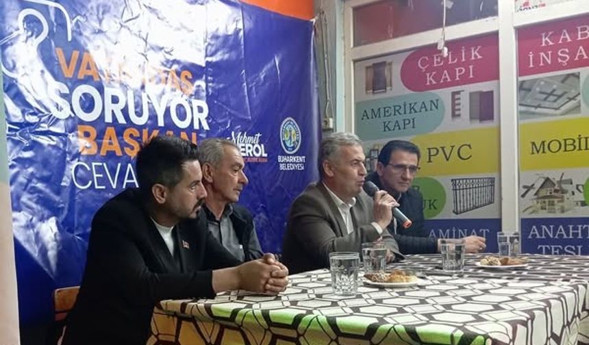Başkan Erol, Feslek ve Gelenbe Mahalle sakinleri ile bir araya geldi