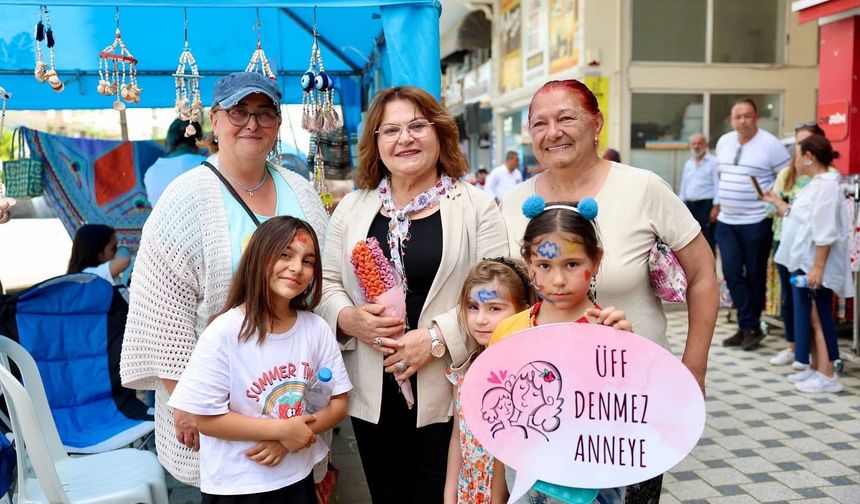 Başkan Gençay, Anneler Günü dolayısıyla kurulan stantları ziyaret etti