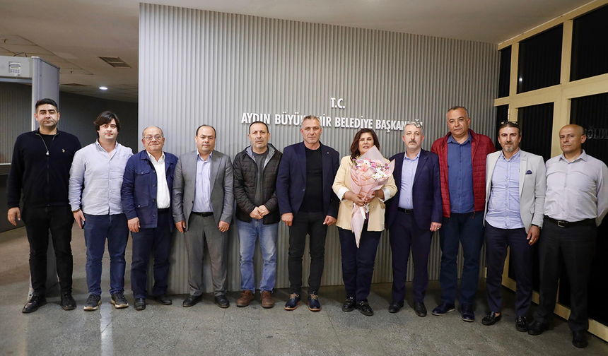 Başkan Çerçioğlu’na Nazilli Afyonlular Derneği’nden ziyaret