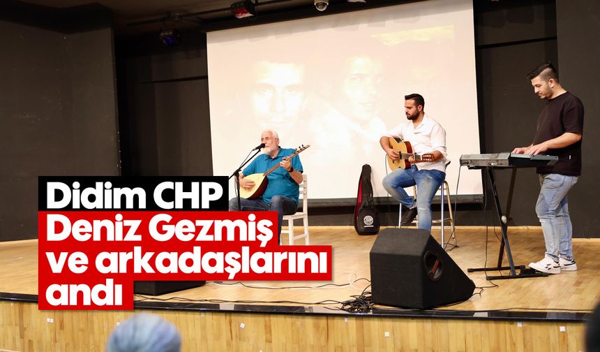 Didim CHP, Deniz Gezmiş ve arkadaşlarını andı