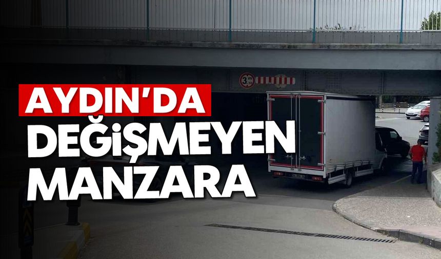 Aydın'da değişmeyen manzara