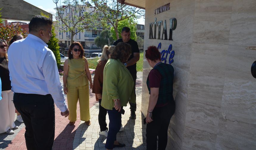 Didim Belediyesinin kitap kafesine saldırı
