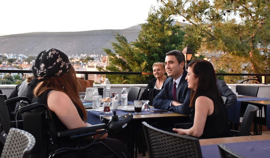 DİYED üyeler, proje yemeğinde bir araya geldi