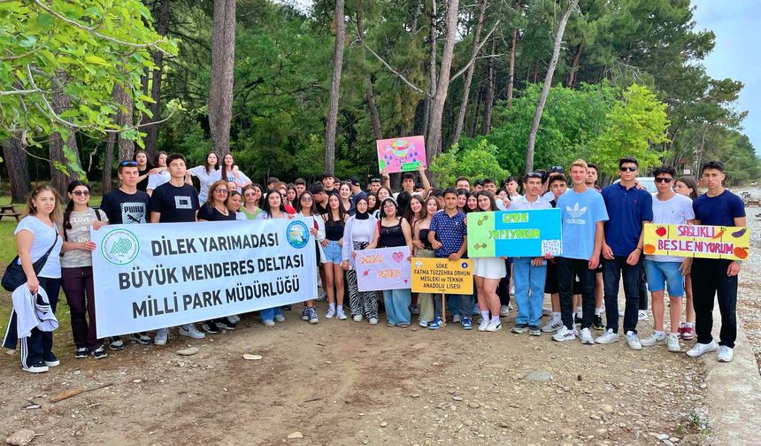Doğa Eğitim Merkezi öğrencilerin akınına uğruyor