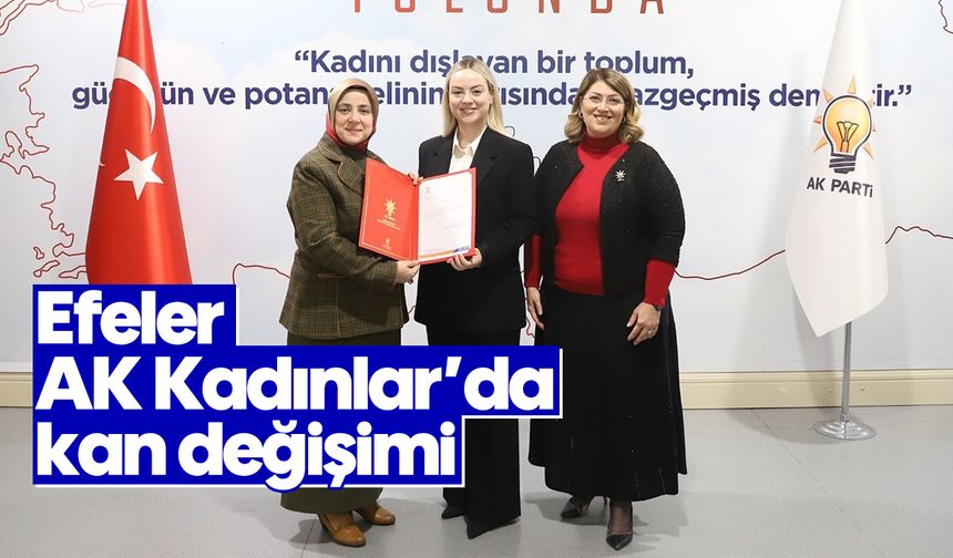 Efeler AK Kadınlar'da kan değişimi