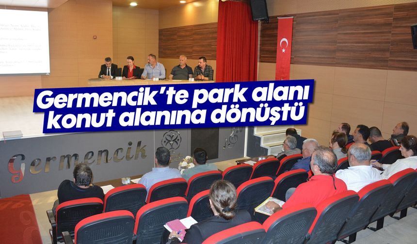 Germencik’te park alanı, konut alanına dönüştü