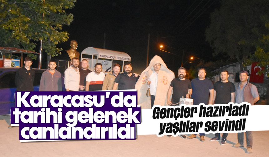 Karacasu'da tarihi gelenek canlandırıldı: Gençler hazırladı, yaşlılar sevindi