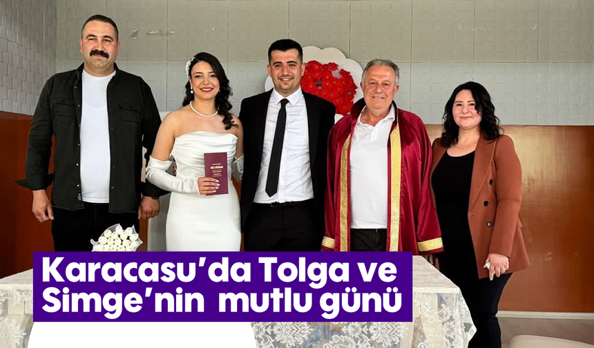 Karacasu'da Tolga ve Simge'nin mutlu günü