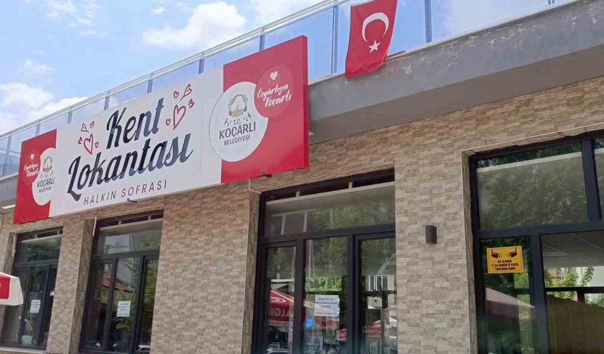 Koçarlı Belediyesi Kent Lokantası hizmete başlıyor